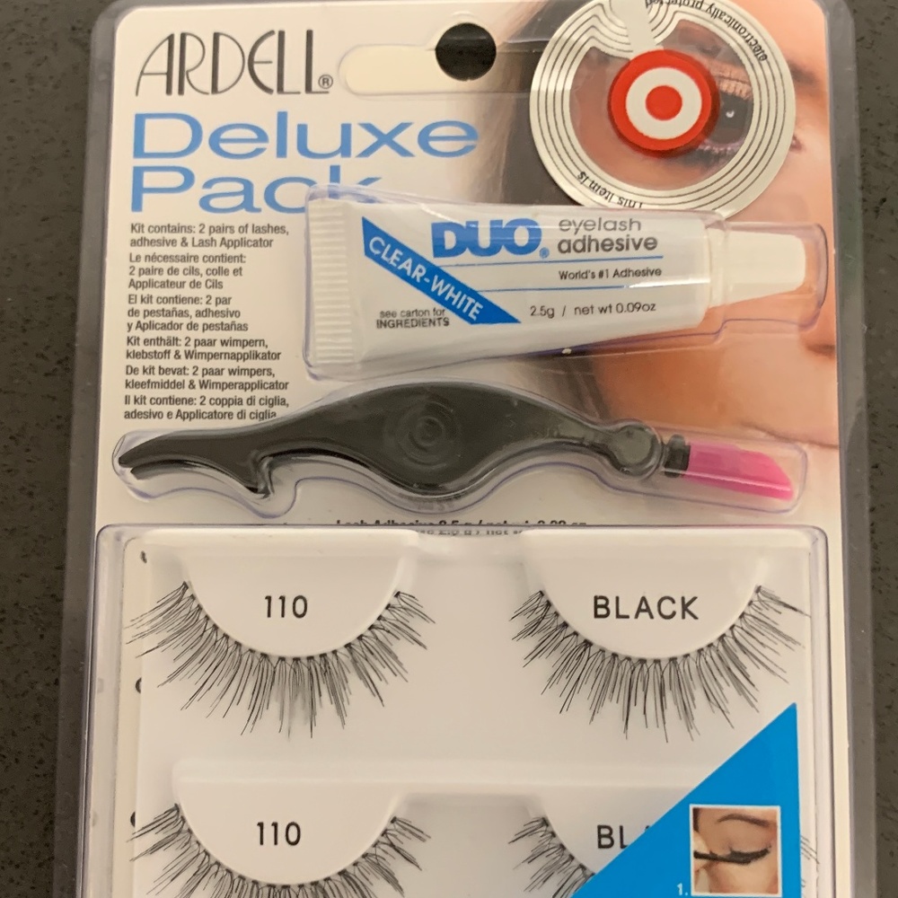 NIB 3 SET OF ARDELL LASHES BLACK FAUX MINK